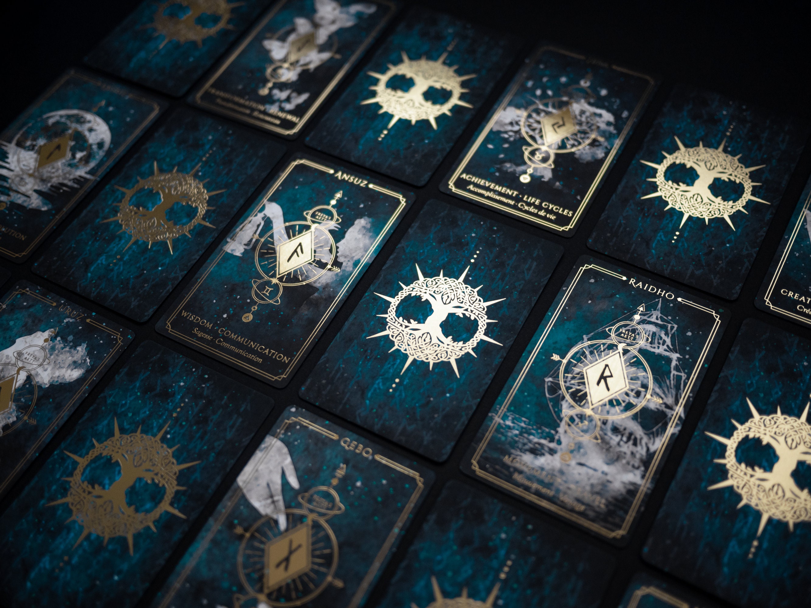 The Runic Odyssey Oracle Dark Edition - Etsy Canada
