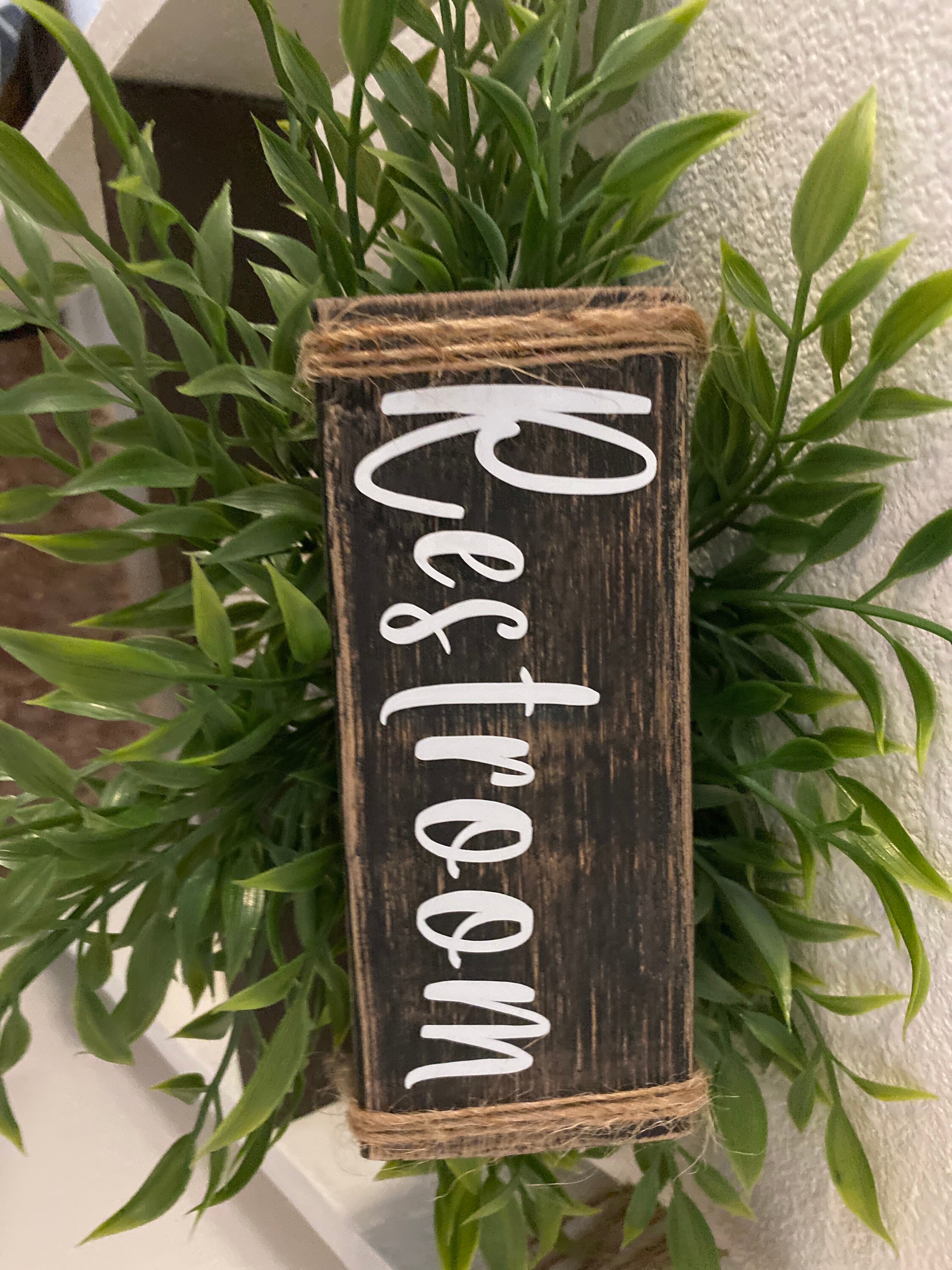 Kleines Badezimmerschild BadezimmerDeko Bauernhaus Schild | Etsy