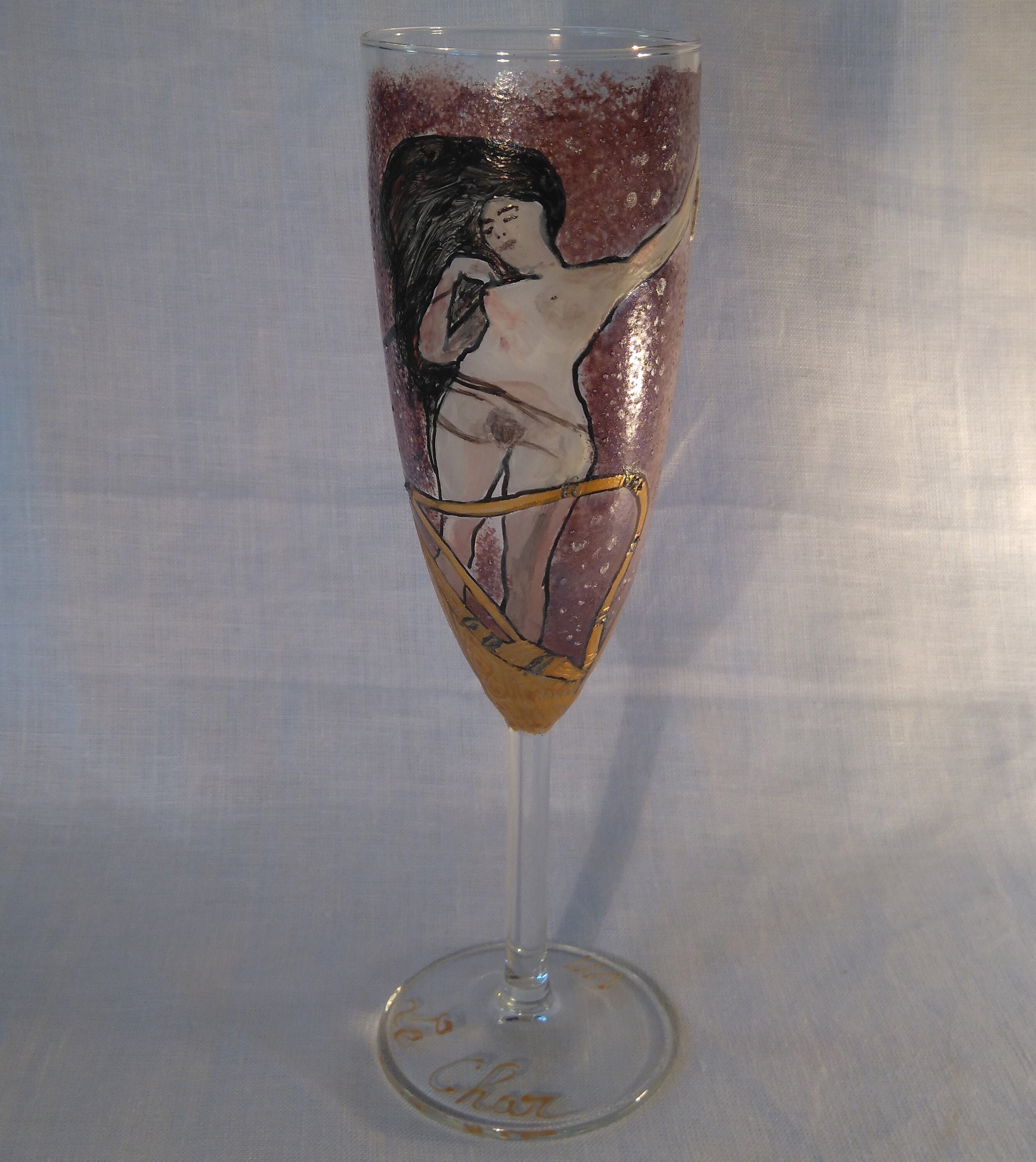 Flûte Peinte à La Main - Le Char