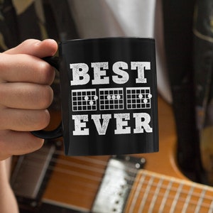 Best Dad Ever Mug, Guitar Player Coffee Mug, Music Dad Gift, Guitarist Dad, Father’s Day Gift Mug, Gift Mug For Musician, Funny Dad Mug