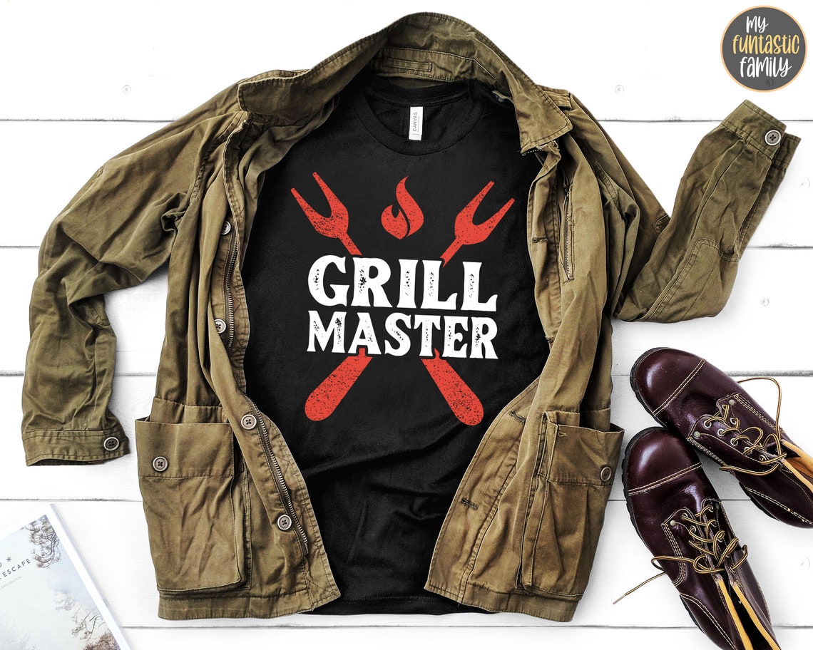 Dad and Kid Grilling Shirts Funny Grilling Shirt Grill Etsy