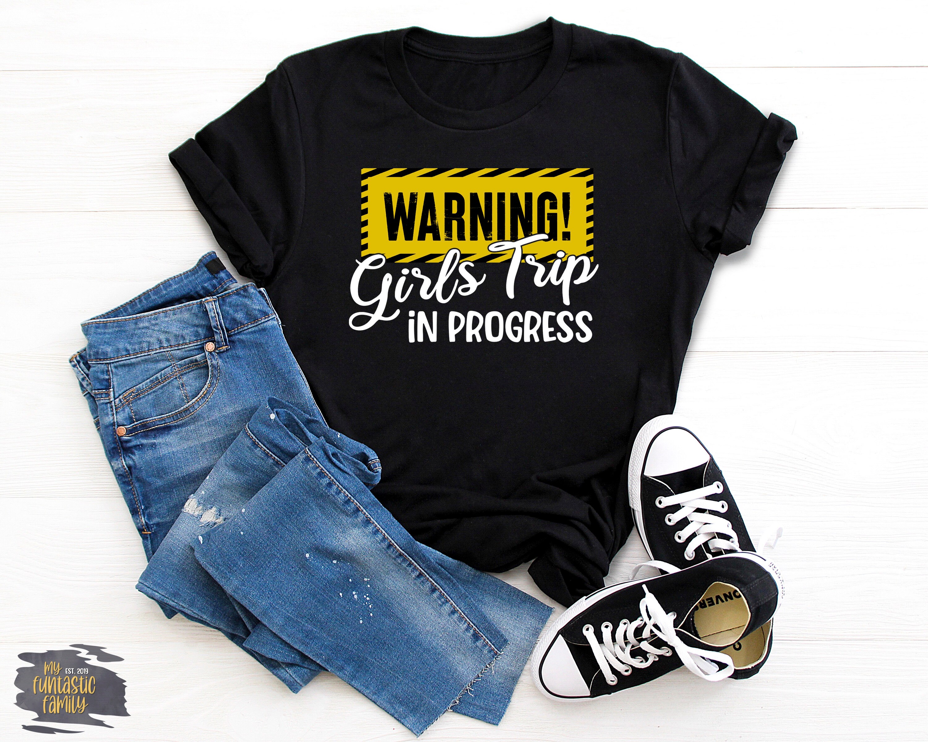 Girls Trip 2022 Carino Apparentemente siamo problemi con l'arcobaleno Maglia a Manica
