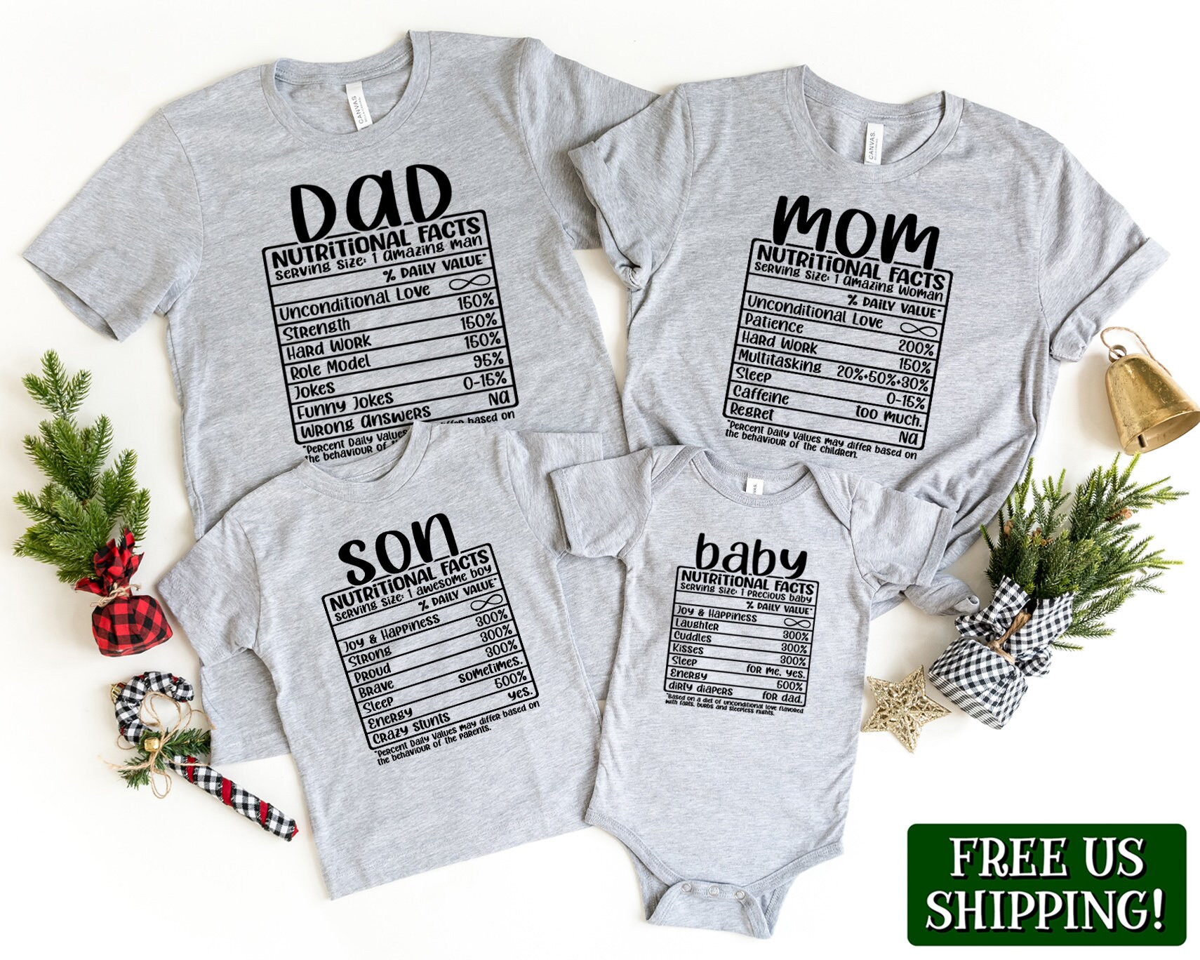 Mom Dad and Baby Matching Shirts Etsy Singapore