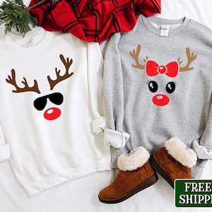 Pull de noel assorti couple hotsell