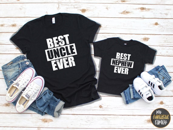 Zio e me camicie abbinate zio e nipote miglior zio di sempre magliette zio regalo nipote regalo per zio regalo per fratello miglior nipote di sempre Etsy Italia