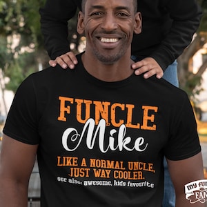 Custom 'Funcle' Shirt: Personalized Uncle Gift Tee