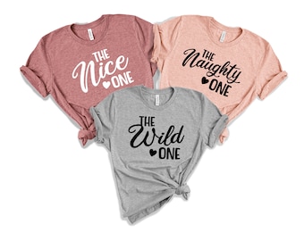 Camisetas para tres mejores amigas, camisetas a juego, camisetas
