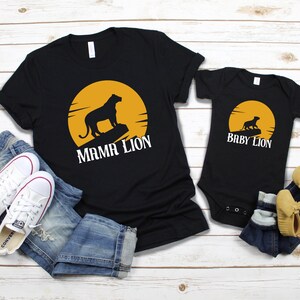 Custom Lion Family Shirts: Personalized Matching Lion King Tees image 3