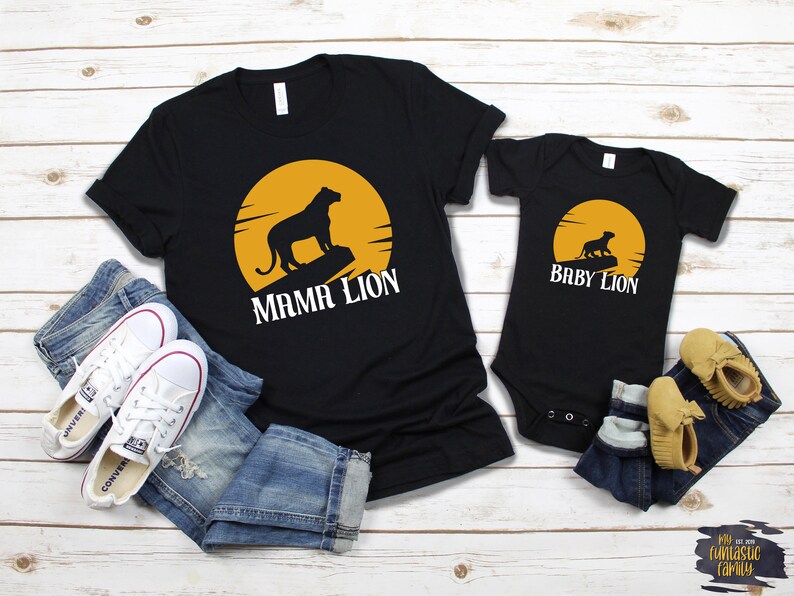 Custom Lion Family Shirts: Personalized Matching Lion King Tees image 3