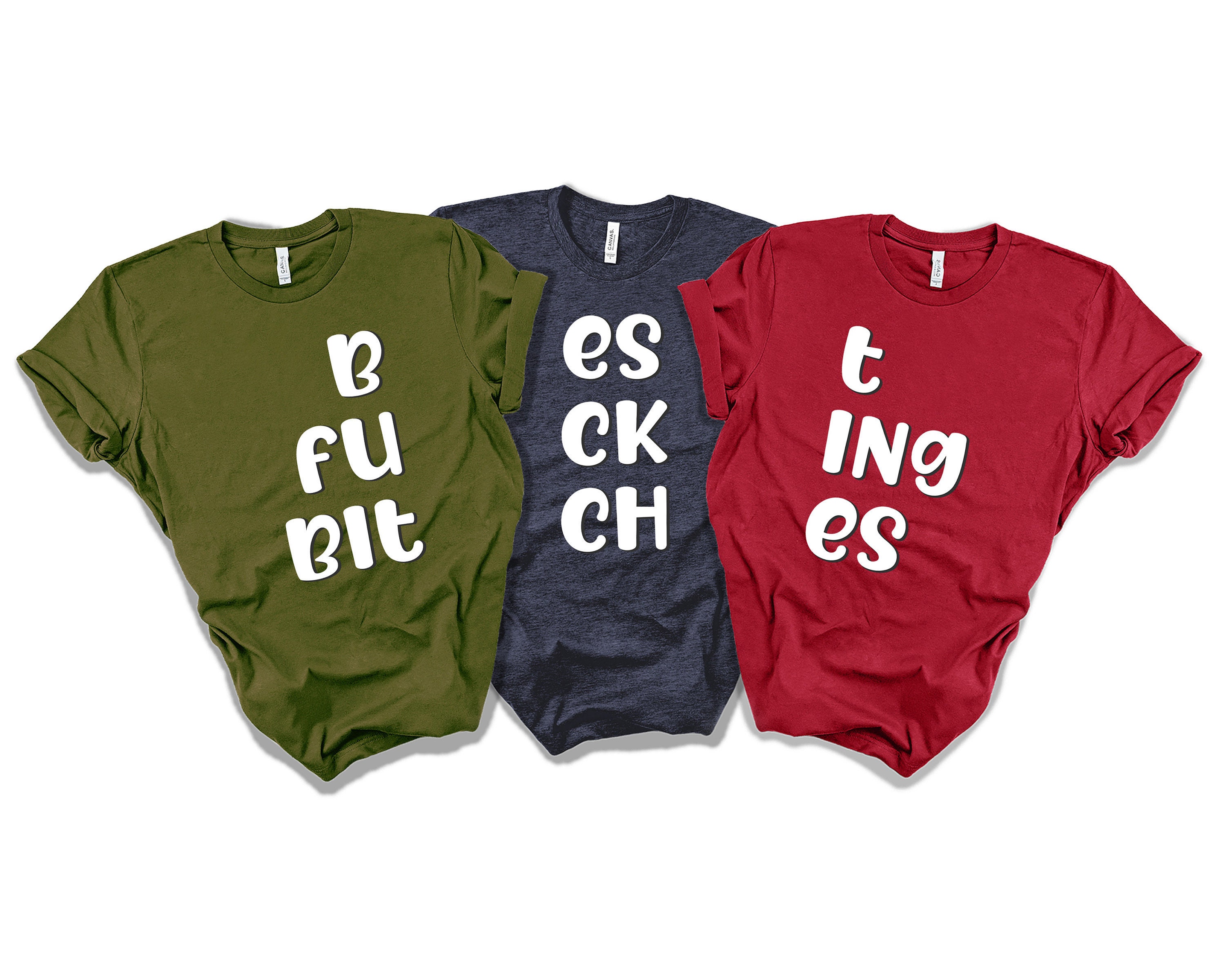 Womens Best Fucking Bitches Shirt | 3rd Matching Friends Girls T-Shirt Womens Best Fucking Bitches Shirt | 3rd Matching Friends Girls T-Shirt