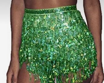 sequin skirt etsy
