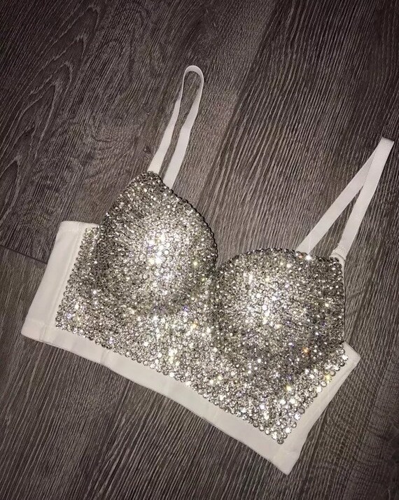 white corset bralette