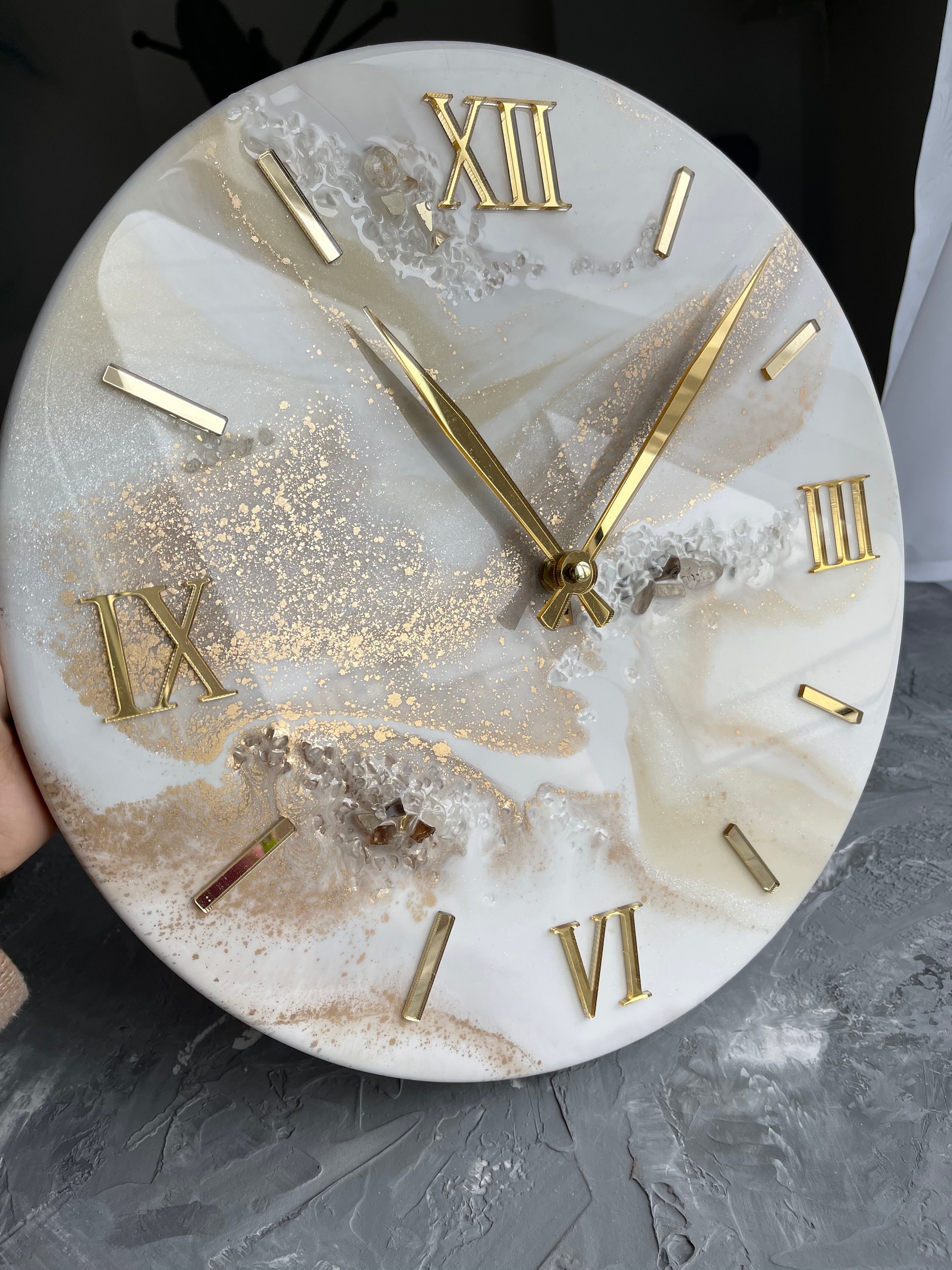 Robin Art® on Instagram: Resin Clock Mold Size : 13 inch Price