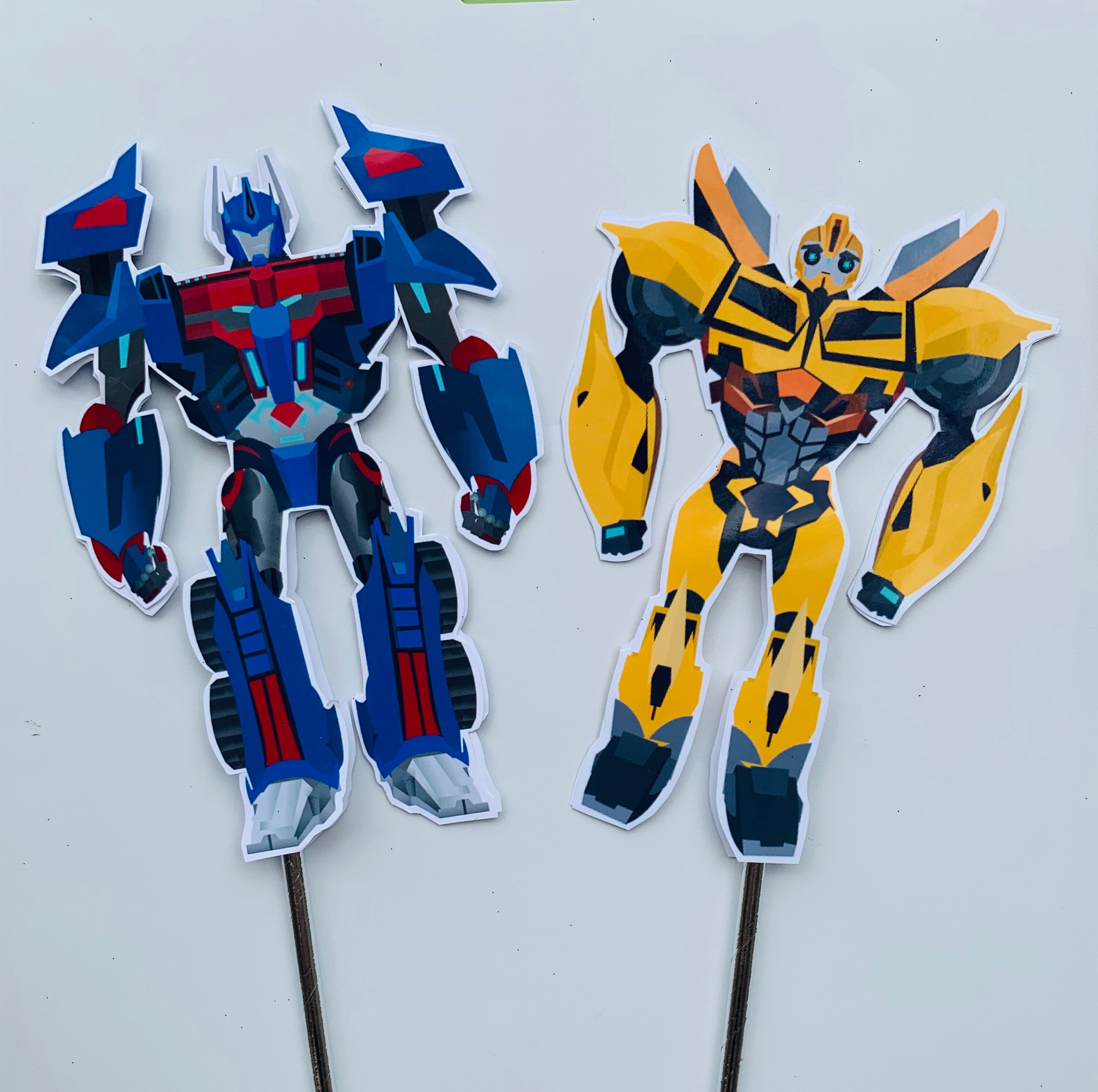 3 Unit TRANSFORMER Birthday Cake Topper PERSONALIZED Printed Etsy
