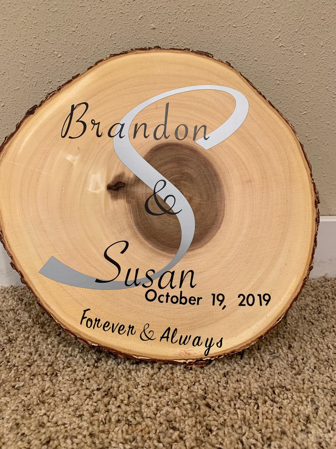 Personalized Wedding/engagement Wood Wall Hanging Etsy UK