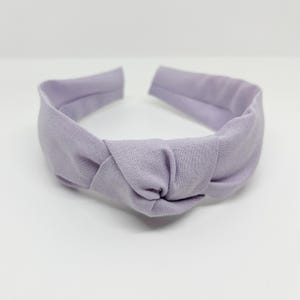 Light Purple Knot Headband Lavender Hair Accessory for adults and children