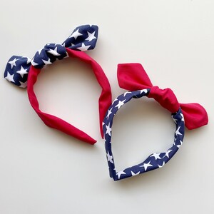 Stars and Stripes Bowband Bandeau Independence Day Accessoire pour cheveux Quatrième juillet