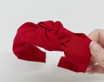 Red Knot Headband Hair Accessory for adults and children