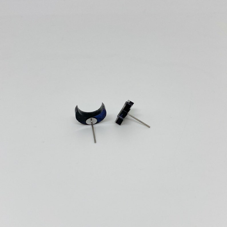Moon and Stars Earrings Celestial Jewelry Stud Earrings Hypoallergenic Stainless Steel Stud Earrings