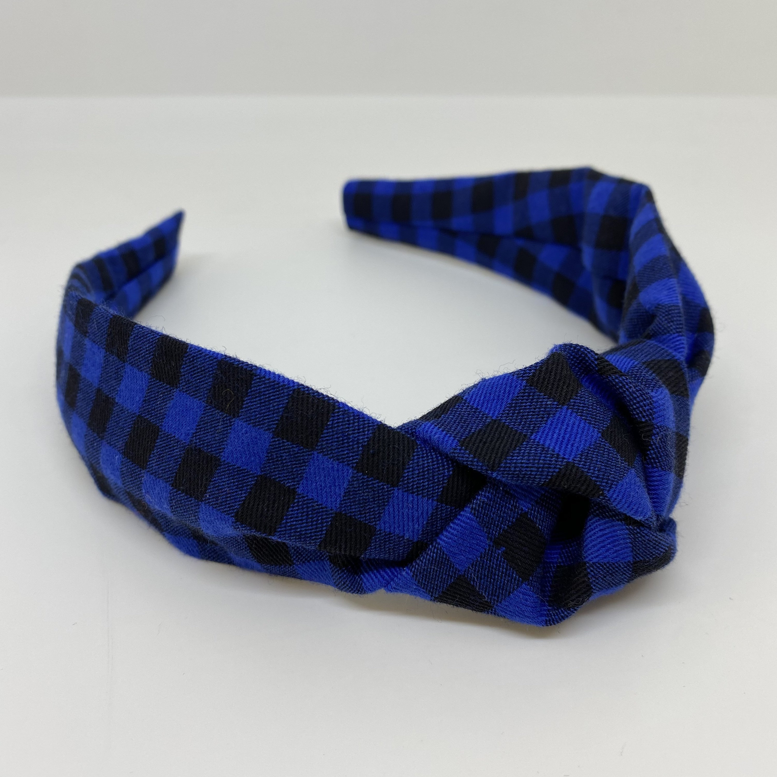 Fascia Per Capelli Bandana Tartan Blu Turchese - Burns Night - Girl*Glamour
