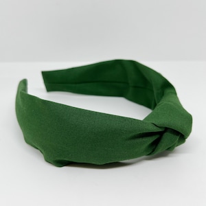 Olive Green Knot Headband Army Green Hair Accessory for Adults and Children