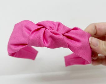 Sweetheart Pink Knoten Stirnband Haar Accessoire für Erwachsene und Kinder