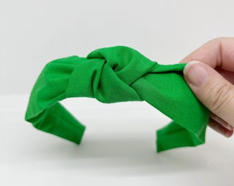 Kelly Green Knot Stirnband Grünes Stirnband Haar-Accessoire für Erwachsene und Kinder