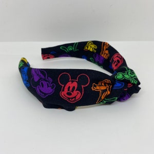 Disney Fab Five Knot Headband Disney Parks Hair Accessory Disneybound Disney Style Bow Headbands for Adults and Children