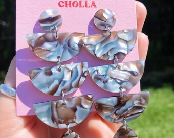 Shotgun Wedding - Statement Cellulose Acetate Bridal Earrings
