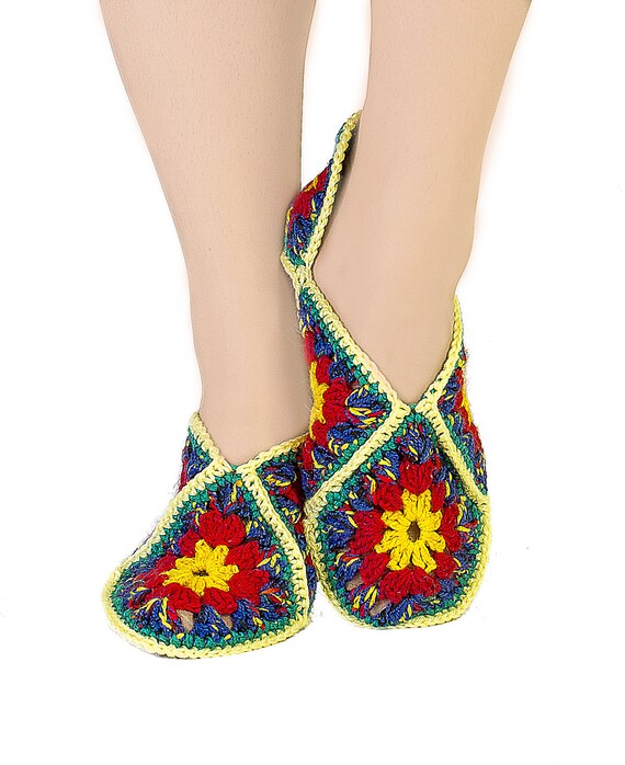 rainbow house slippers