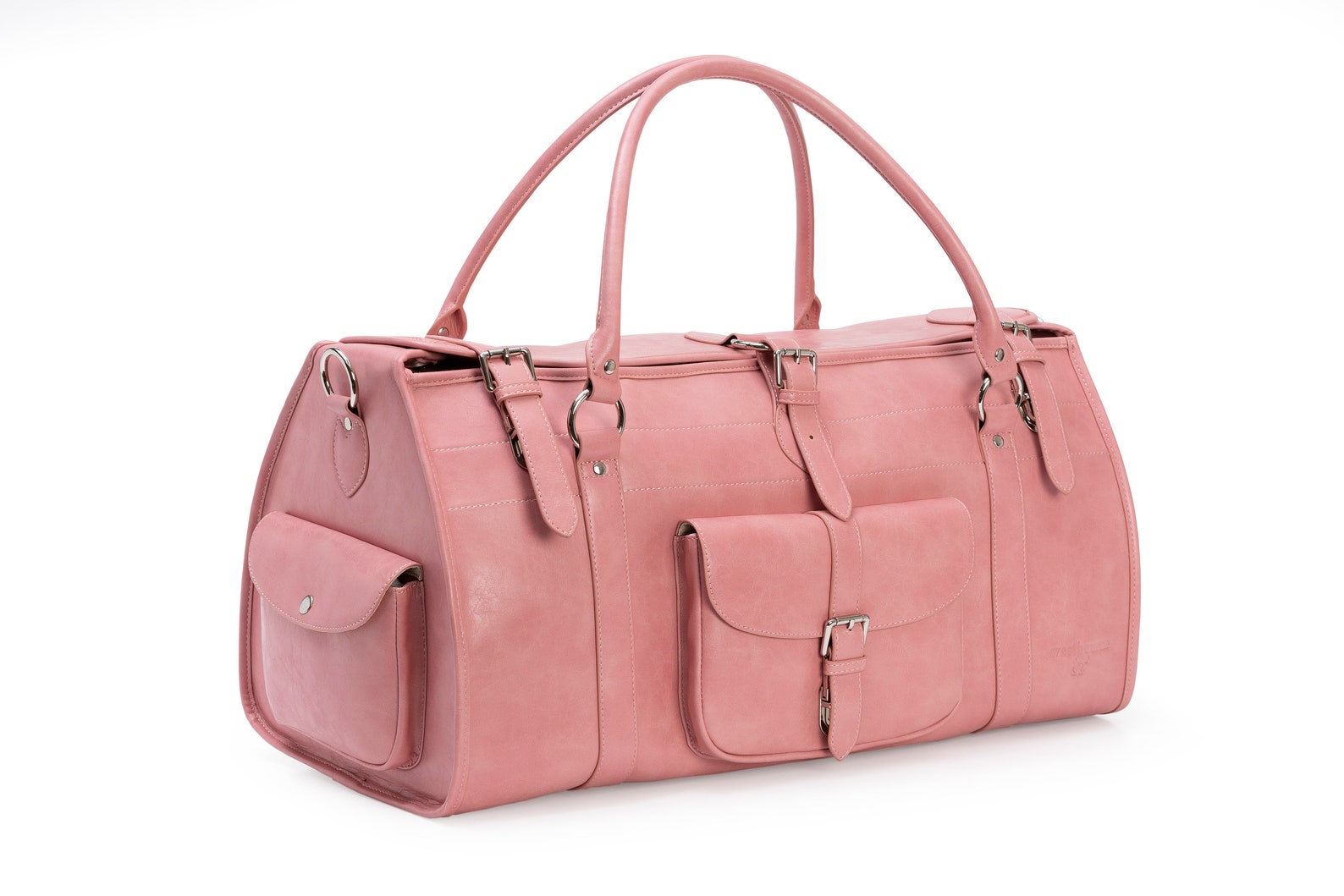 Leather Travel Bag, Weekend Bag, Holdall Bag, Duffle Bag, Handmade Bag