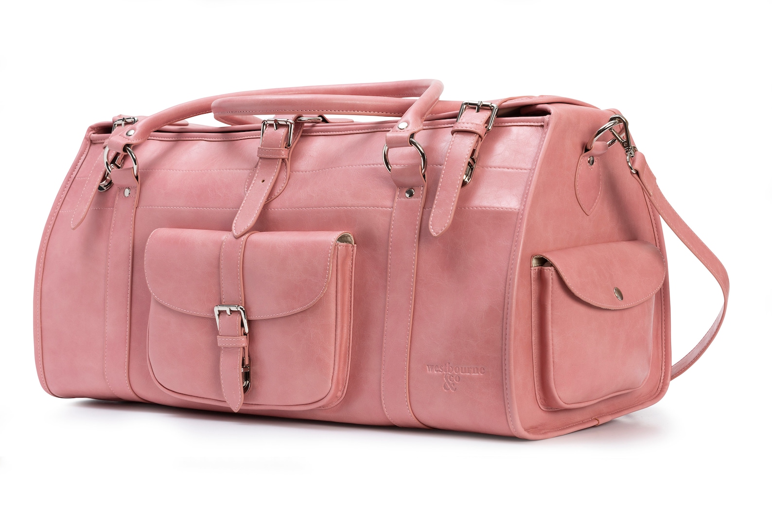 Leather Travel Bag, Weekend Bag, Holdall Bag, Duffle Bag, Handmade Bag