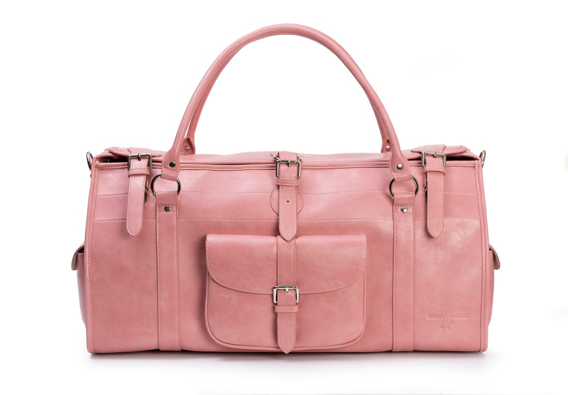 Leather Travel Bag, Weekend Bag, Holdall Bag, Duffle Bag, Handmade Bag