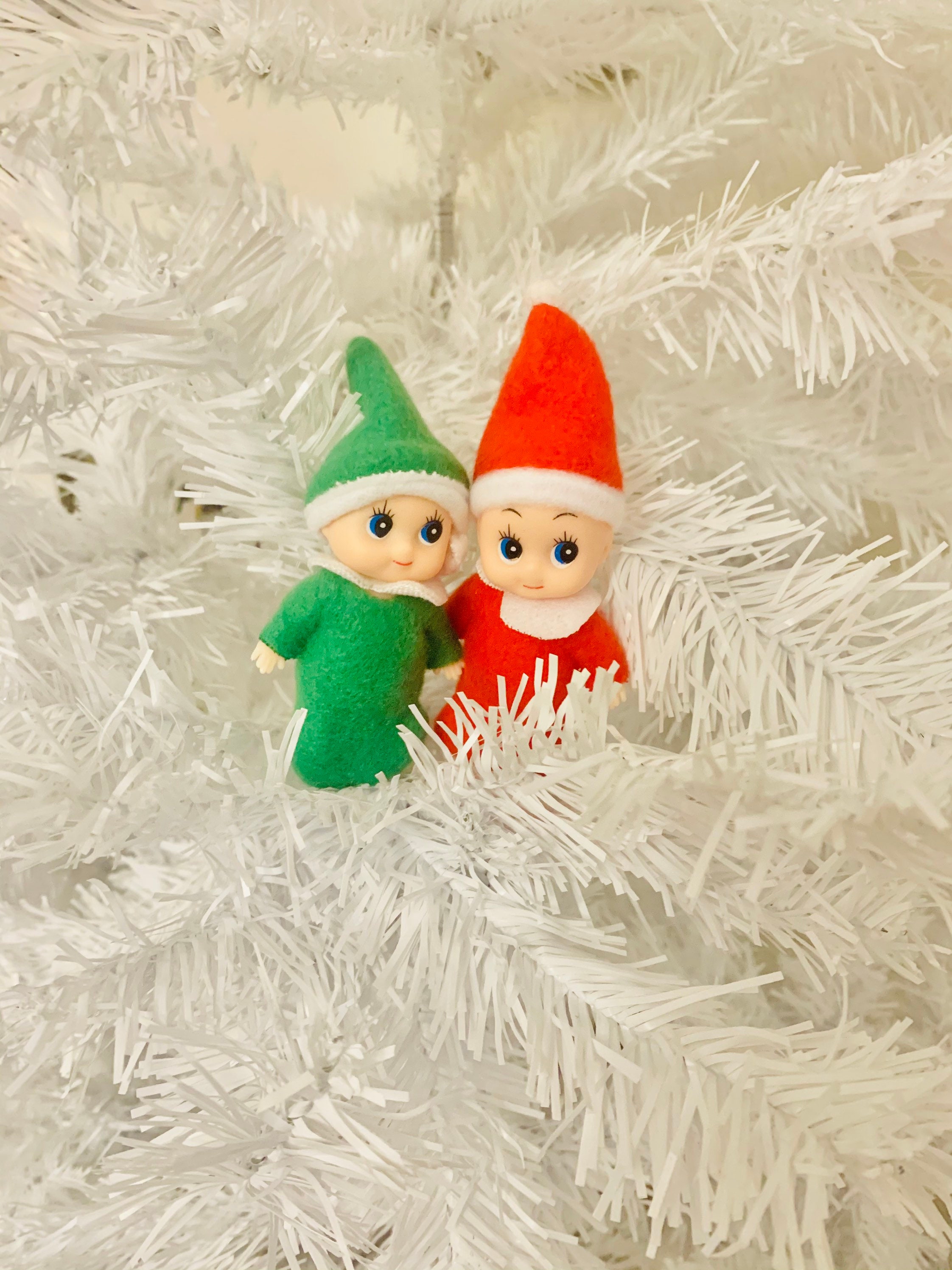 Baby Elf Twins Mini Baby Elves Christmas Decorations Elf on Etsy