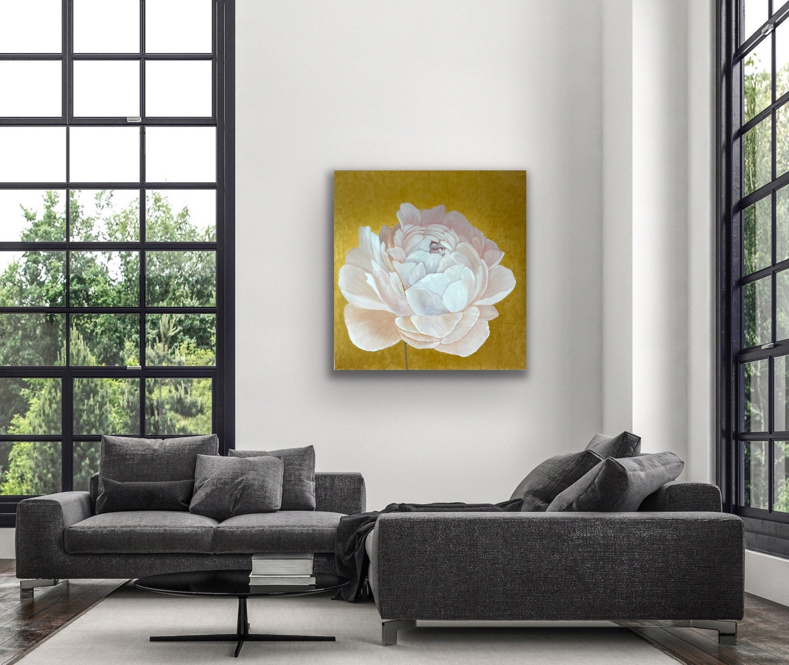 Floral oil painting Aesthetic room decor Original Wall art | Etsy
