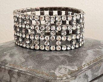 Vintage Sterling Silver 925 Bangle, 1990s Etched Silver