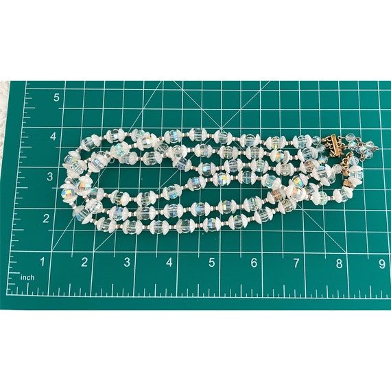 Vintage Signed Vendome High End Glass Necklace, A… - image 6