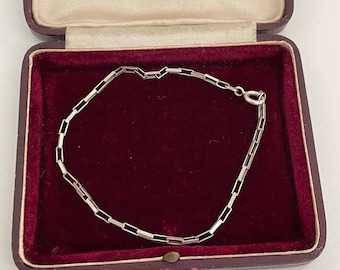 Vintage Sterling Silver 925 Bracelet Chain Dainty Delicate