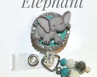 Elephant badge reel