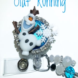 Olaf running badge reel