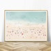 Aerial Beach Print Summer Waves Print Pastel Beach Photo California Wall Art People on the Beach Turquoise Coastal Wave Print Sea Prints 