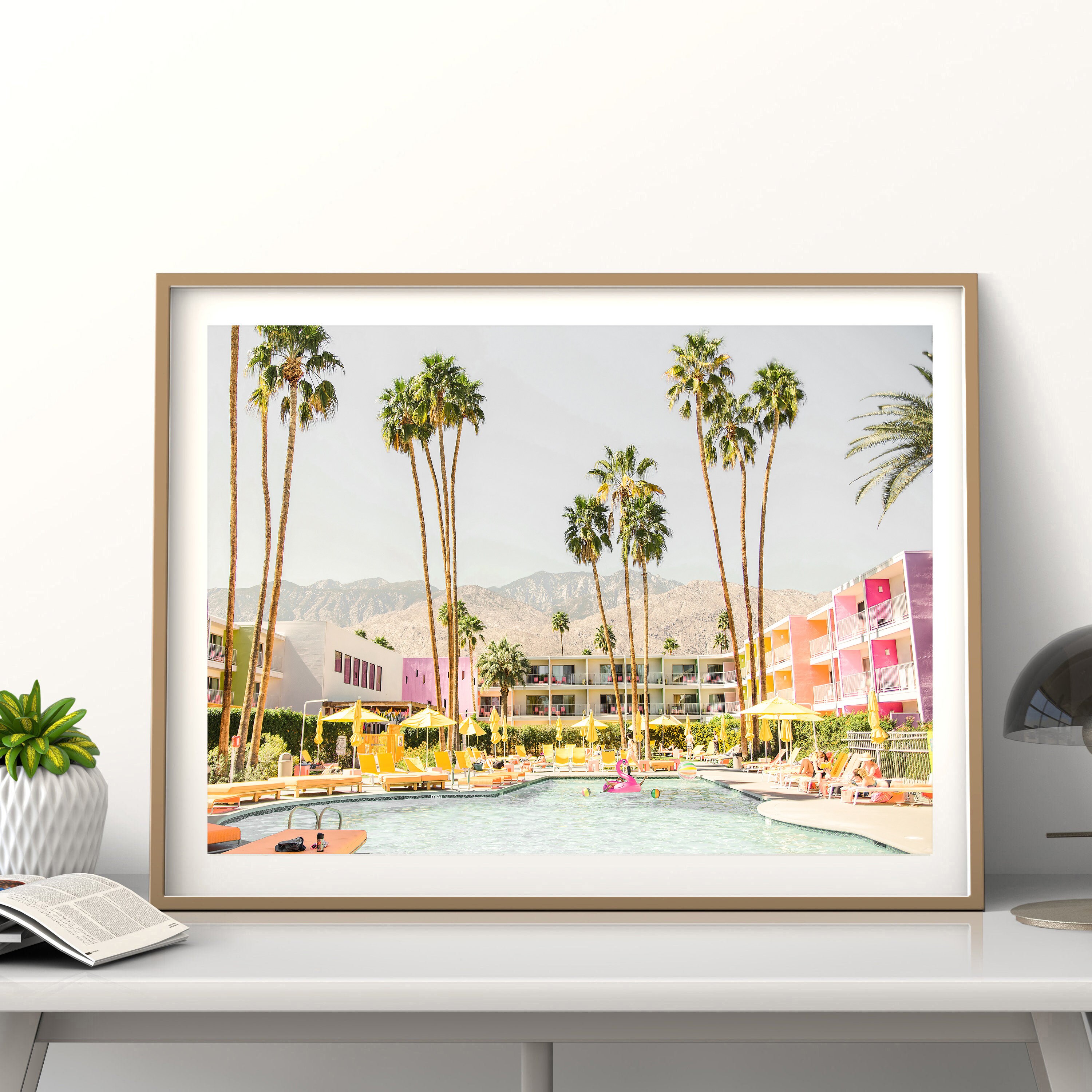 Palm Springs Digital Download Palm Tree Print Boho Wall Art - Etsy