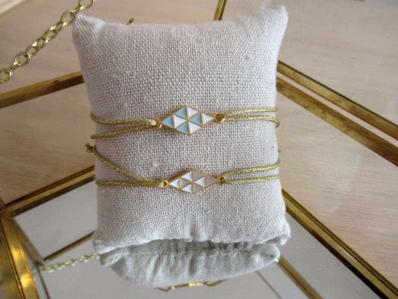 Friendship bracelet Golden bracelet Fine bracelet Sliding rope bracelet