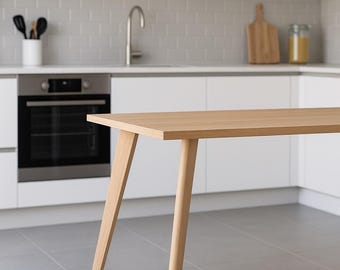 4 x Tapered Oak Legs 85 cm - Table and Bench Wood Legs