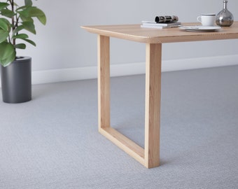 Square Frame Oak Legs, Wood Oak Legs - Heavy Duty Table Legs Oak