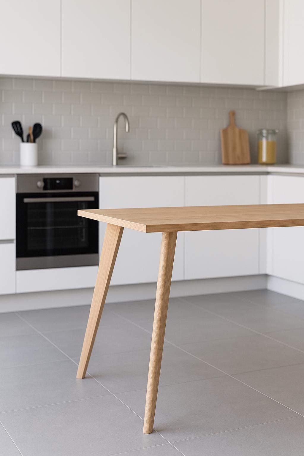 4 x Tapered Oak Legs 71cm- Table and Bench Wood Legs