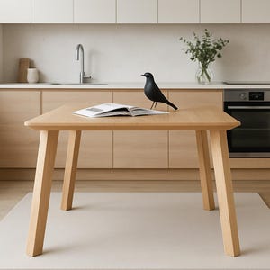 4 x Patas cuadradas de caja simple - Mesa y banco 71 cm