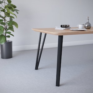 4 x Hairpin Tapered table legs - Durable table and bench legs, Metal Legs Hairpin