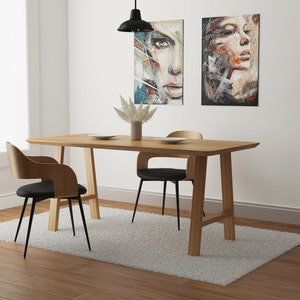 A Frame Oak Legs, Wood Oak Legs - Heavy Duty Table Legs Oak