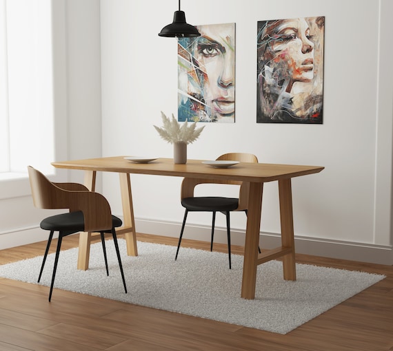 BYO TABLE D LEG 120×60 OAK BYO TABLE D LEG 120×60 OAK Zebrawood dining table w/ dyed